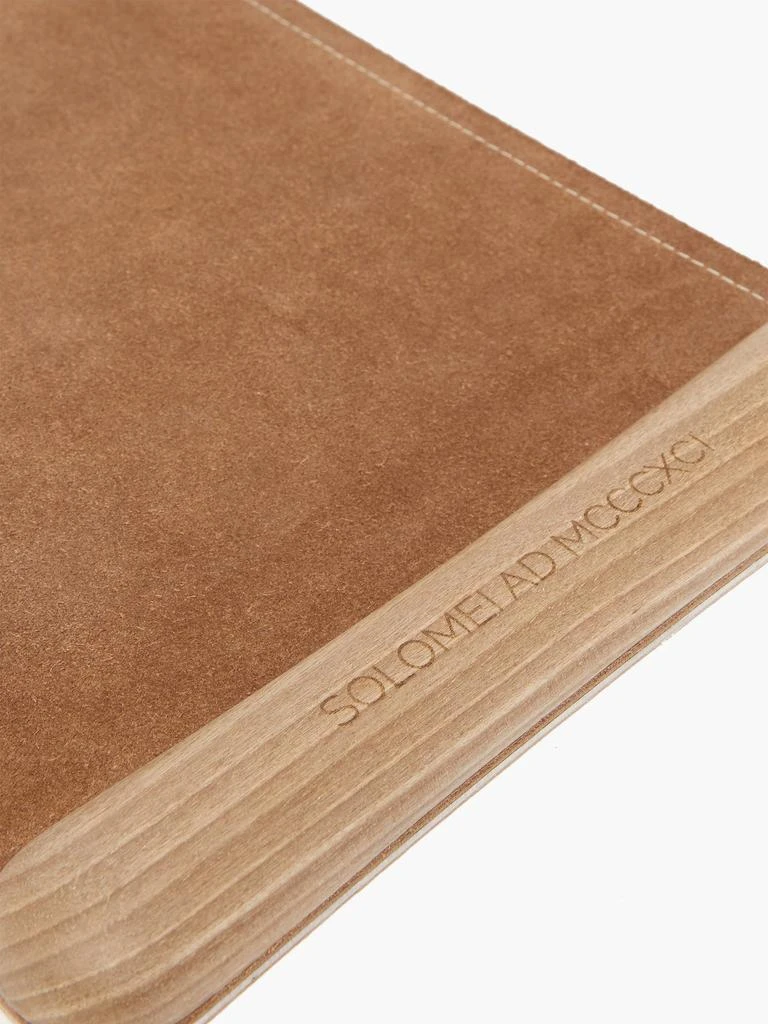 商品Brunello Cucinelli|Suede and walnut mouse pad,价格¥3462,第3张图片详细描述