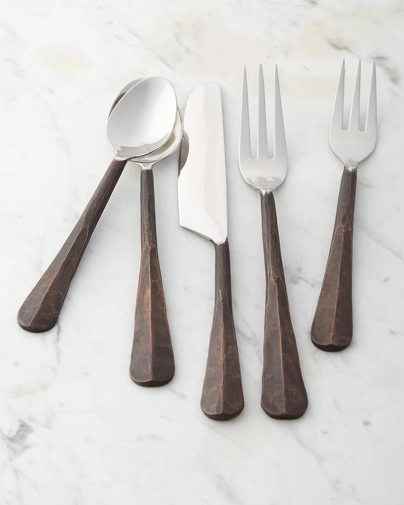 商品Simon Pearce|5-Piece Woodbury Flatware Place Setting,价格¥769,第1张图片