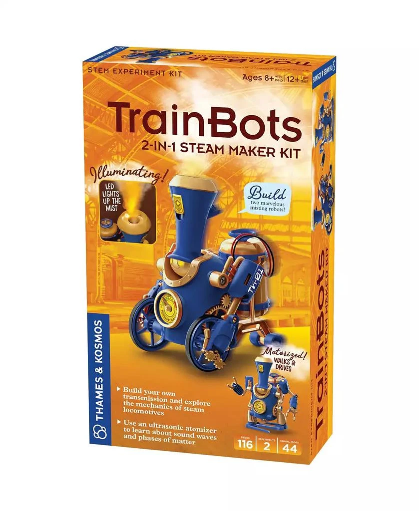 商品Thames & Kosmos|TrainBots: 2-in-1 Steam Maker Kit,价格¥299,第1张图片