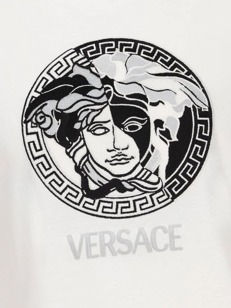 商品Versace|Versace Medusa Printed Crewneck T-Shirt,价格¥4254,第3张图片详细描述