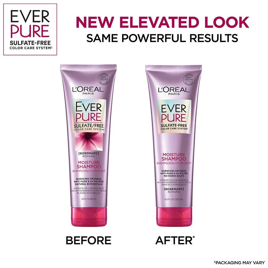 商品L'Oreal Paris|Moisture Sulfate Free Shampoo for Dry Hair,价格¥75,第3张图片详细描述