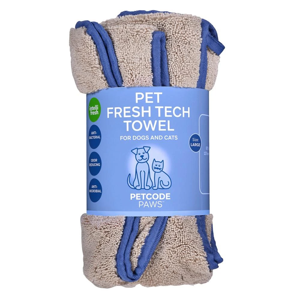 商品Petcode Paws|Pet Fresh Tech Towel and Blanket Large, 50" x 30",价格¥224,第2张图片详细描述