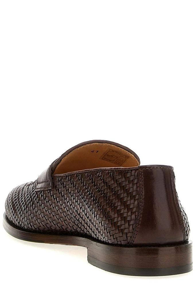 商品Brunello Cucinelli|Brunello Cucinelli Braided Penny Loafers,价格¥9980,第3张图片详细描述