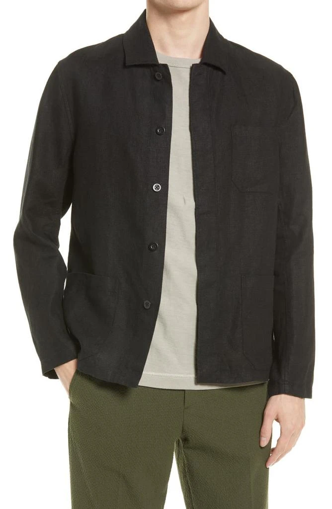 商品NN07|Men's Oscar Linen Shirt Jacket,价格¥361,第1张图片