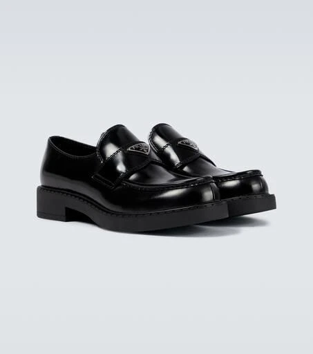 商品Prada|磨砂皮革乐福鞋,价格¥11362,第5张图片详细描述