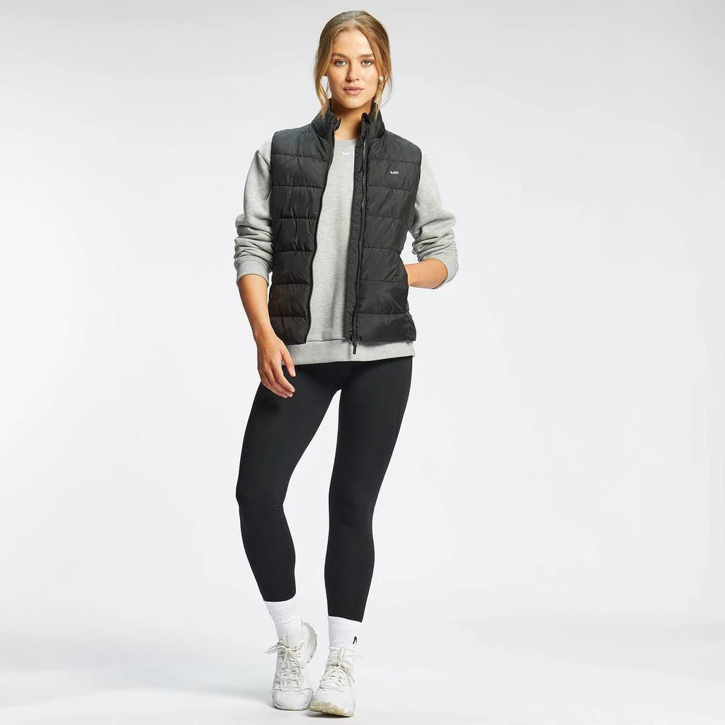 商品Myprotein|MP Women's Outerwear Lightweight Puffer Gilet - Black,价格¥225,第2张图片详细描述