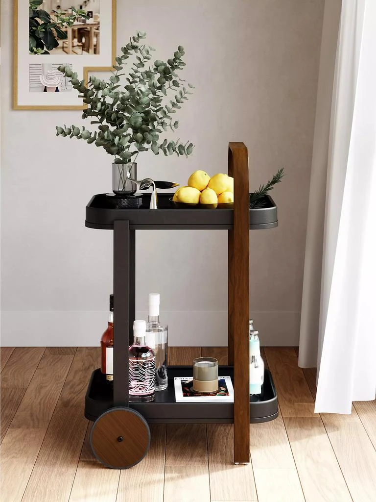 商品Umbra|Bellwood Bar/Serving Cart,价格¥1350,第5张图片详细描述