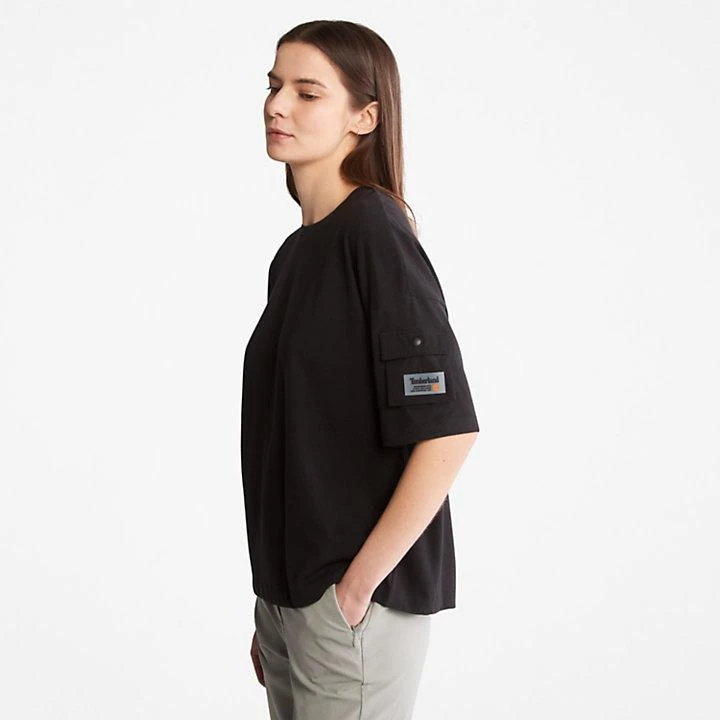 商品Timberland|Progressive Utility Pocket T-Shirt for Women in Black,价格¥186,第4张图片详细描述