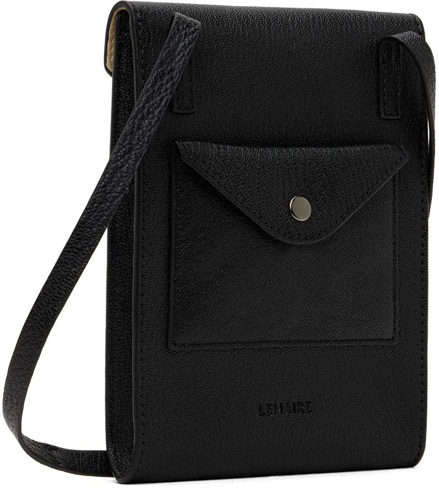 商品Lemaire|Black Enveloppe Strap Shoulder Bag,价格¥3109,第3张图片详细描述