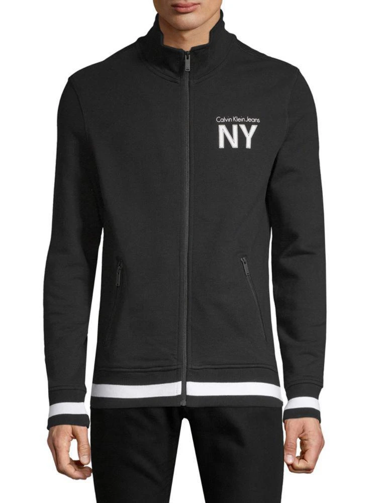 商品Calvin Klein|College Athletic Zip Sweatshirt,价格¥236,第1张图片