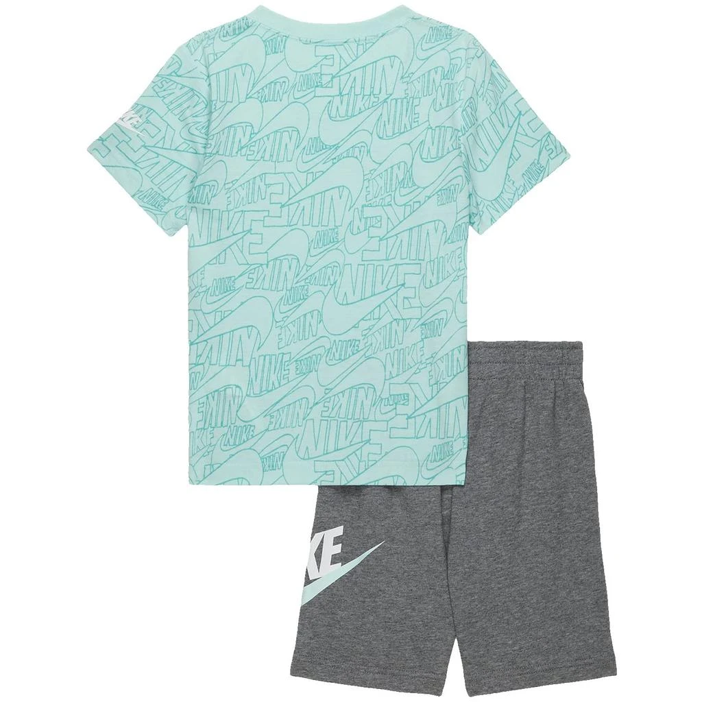 商品NIKE|Logo T-Shirt and Shorts Set (Toddler/Little Kids),价格¥190,第2张图片详细描述