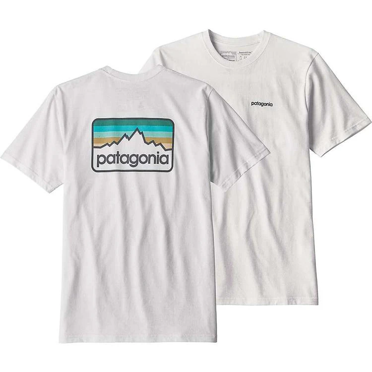 商品Patagonia|Patagonia Men's Line Logo Badge Responsibili-Tee,价格¥174,第3张图片详细描述