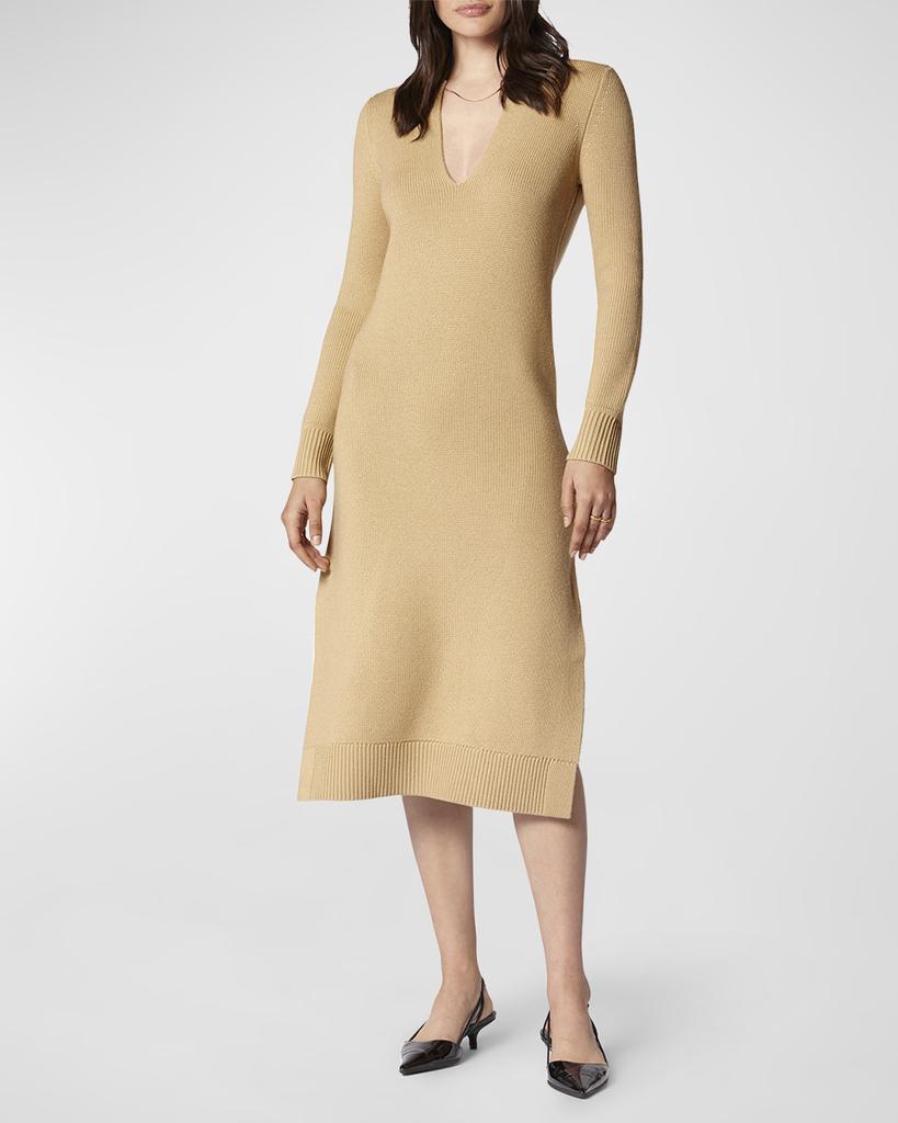 Magna Wool Knit Midi Dress商品第1张图片规格展示