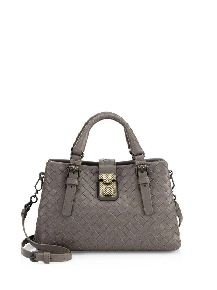 商品Bottega Veneta|Bottega Veneta - Weave Leather Satchel,价格¥22330,第1张图片