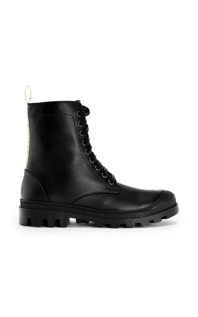 商品Loewe|Loewe - Women's Leather Combat Boots - Moda Operandi,价格¥5045,第1张图片