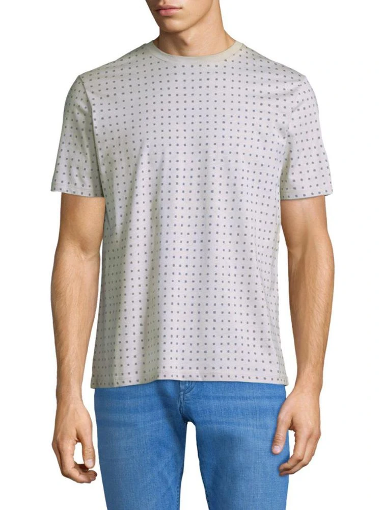 商品Theory|Dot-Print Cotton Tee,价格¥637,第1张图片