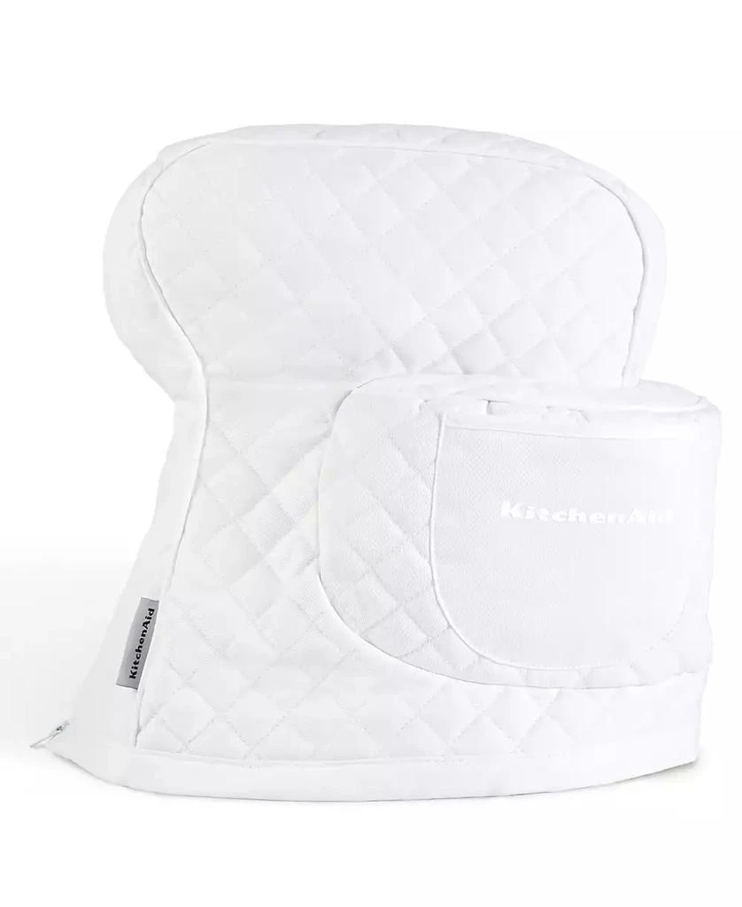 商品KitchenAid|Fitted Tilt-Head Solid Stand Mixer Cover with Storage Pocket, Quilted, 14.37" x 18" x 10",价格¥232,第1张图片