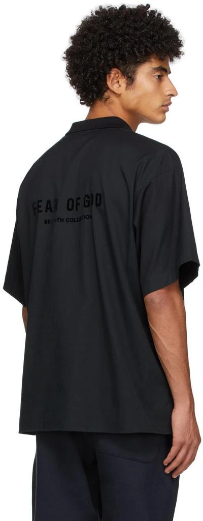 商品Fear of god|Black Poplin Polo,价格¥1535,第3张图片详细描述