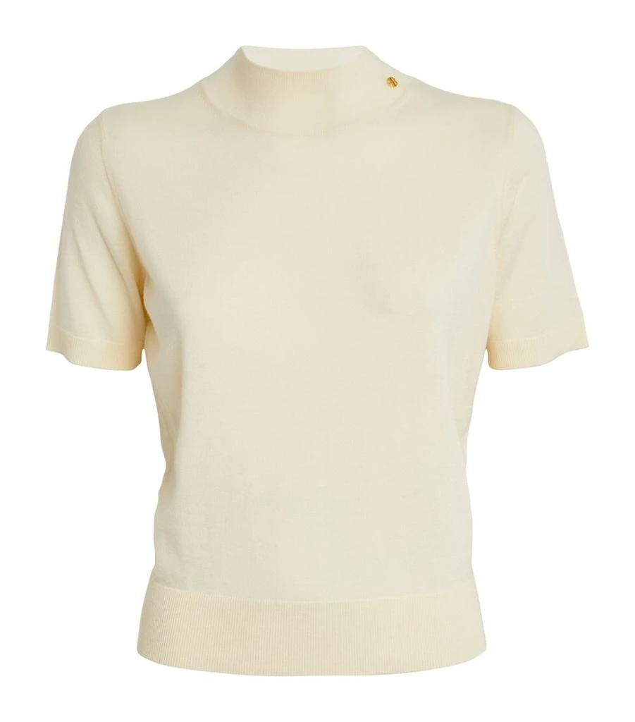 商品ANINE BING|Short-Sleeve Monique Sweater,价格¥2229,第1张图片