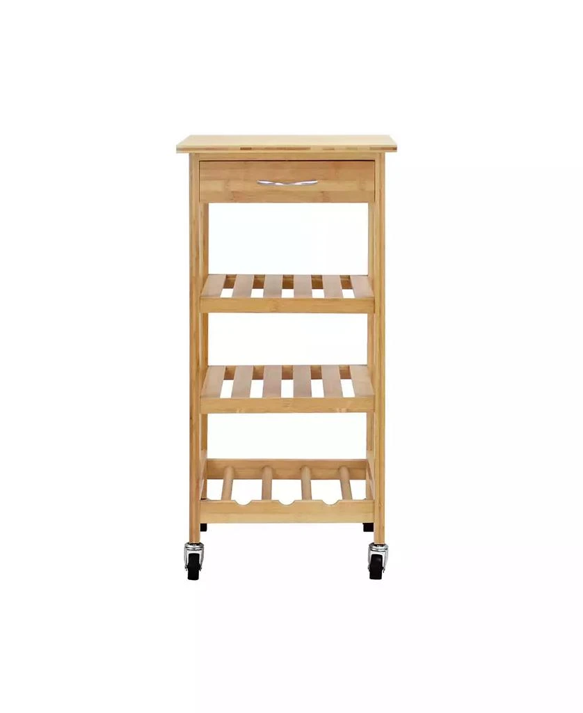 商品Oceanstar|Bamboo Kitchen Trolley,价格¥612,第2张图片详细描述