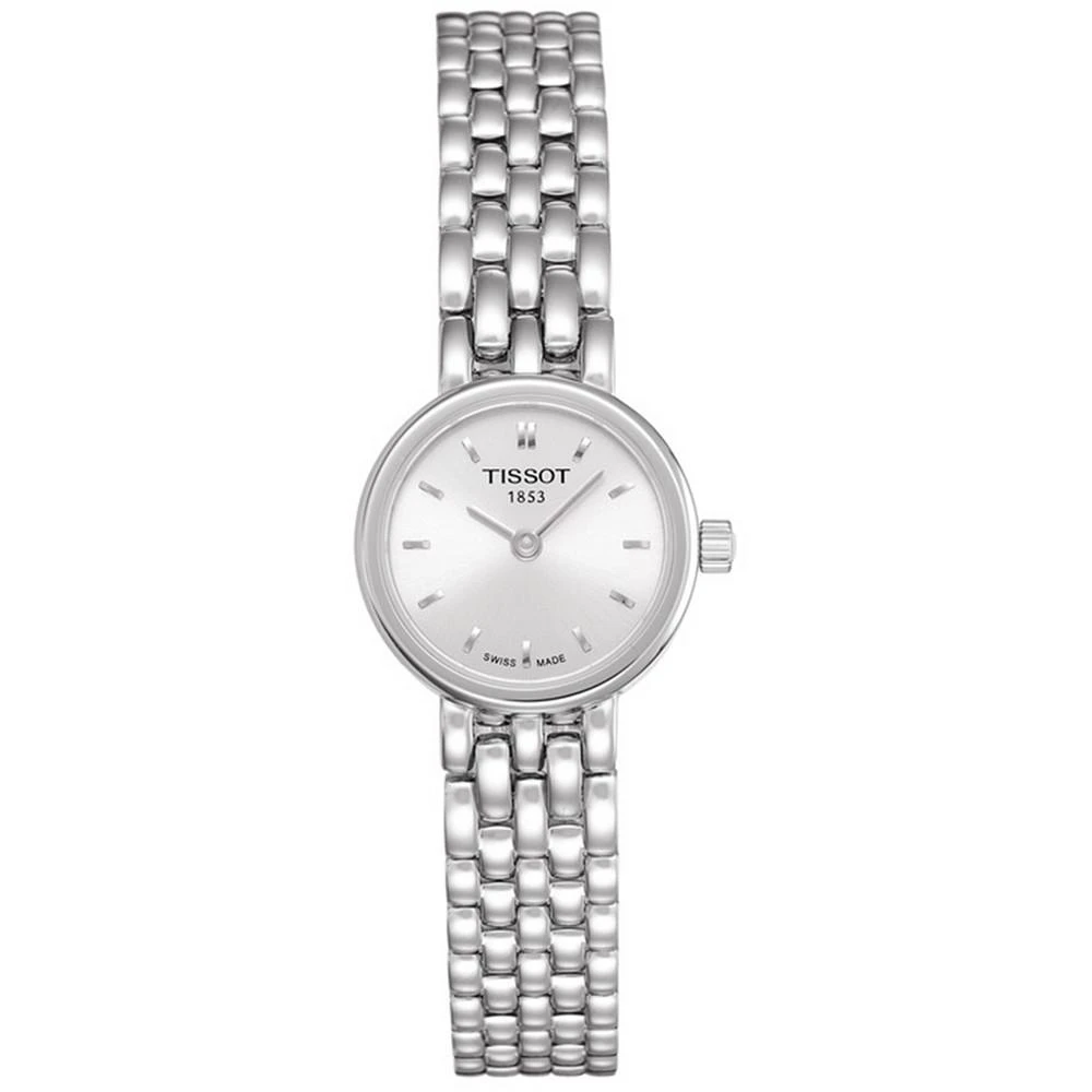 商品Tissot|Women's Swiss T-Lady Lovely Stainless Steel Bracelet Watch 19.5mm,价格¥2623,第1张图片