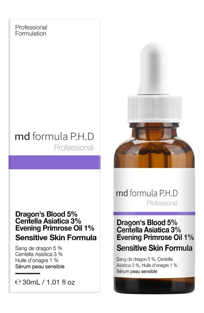 商品MD FORMULA|Sensitive Skin Serum with Dragon's Blood, Centella Asistica & Evening Primrose Oil,价格¥249,第1张图片