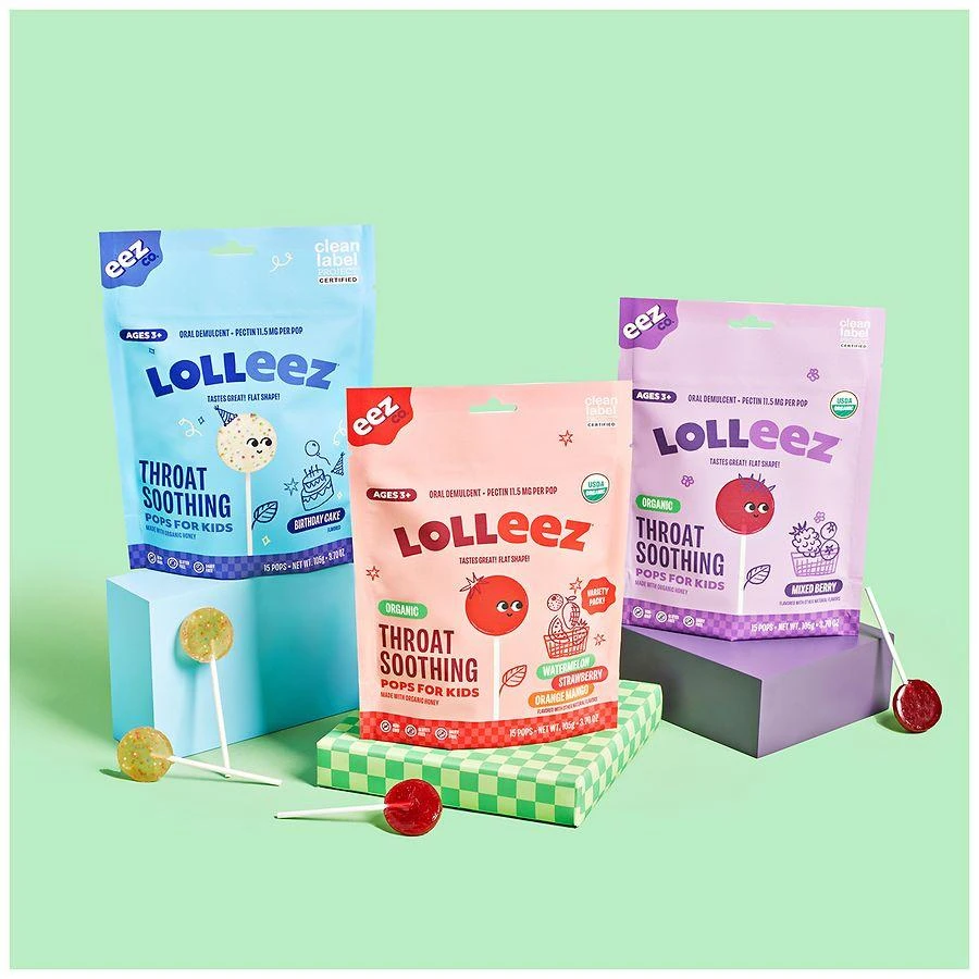 Organic Throat Soothing Pops For Kids 商品
