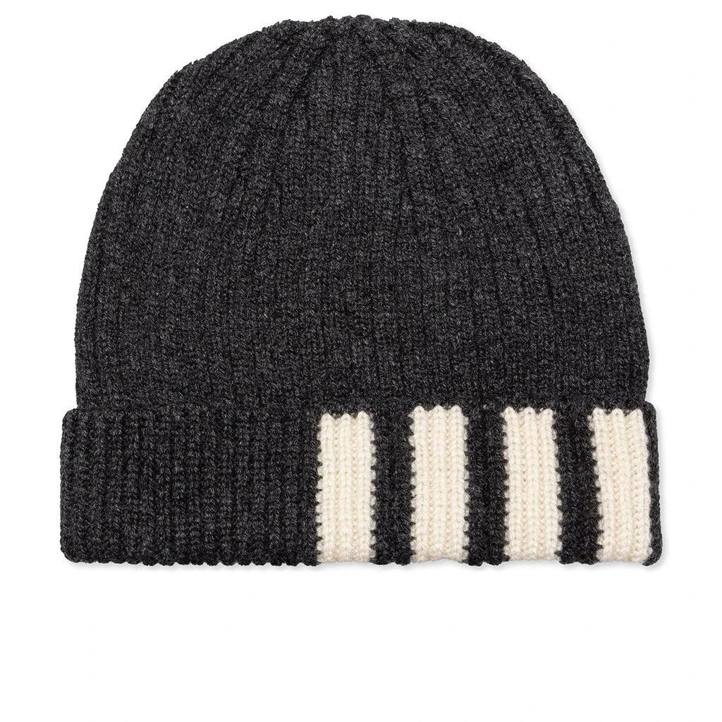 商品Thom Browne|Thom Browne Rib Hat - Dark Grey,价格¥1969,第1张图片