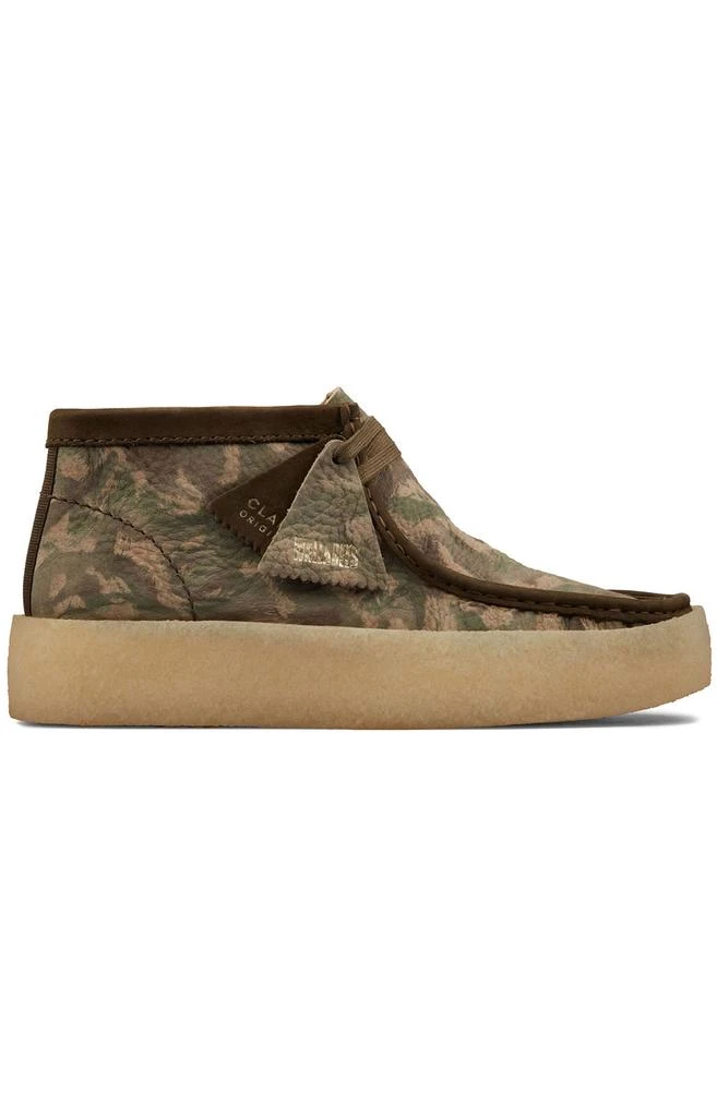 商品Clarks|(26163210) Wallabee Cup BT Shoes - Green Camo,价格¥576,第1张图片