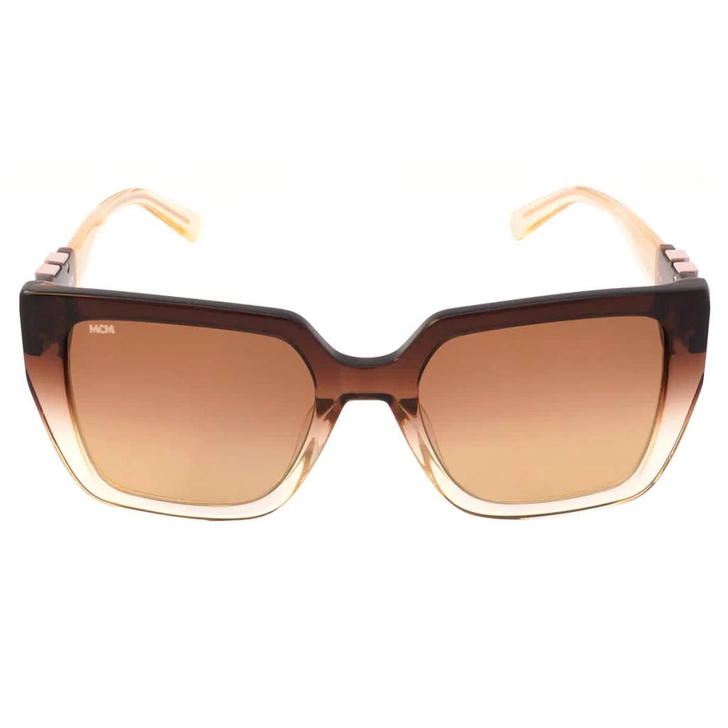 商品MCM|MCM Light Brown Gradient Square Ladies Sunglasses MCM723S 211 53,价格¥521,第2张图片详细描述