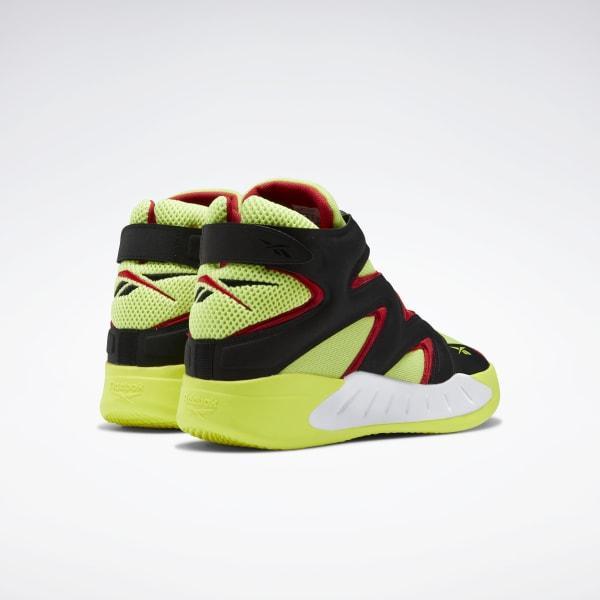 商品Reebok|男款 锐步 Instapump Fury Zone 复古篮球鞋 荧光绿,价格¥734,第6张图片详细描述