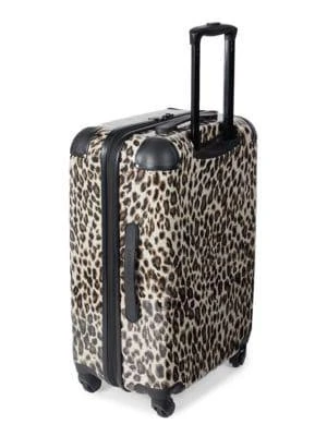 商品Rebecca Minkoff|Katie 24-Inch Leopard-Print Suitcase,价格¥563,第3张图片详细描述