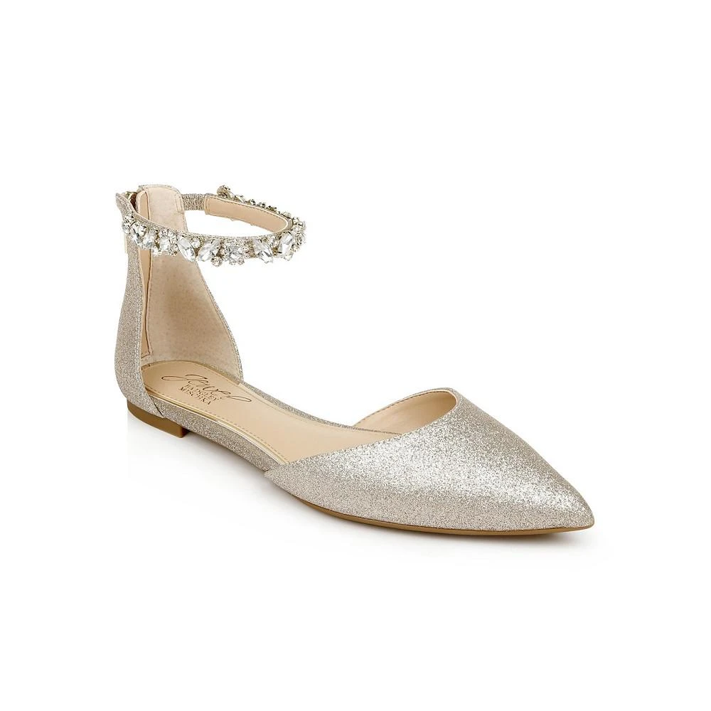 商品Badgley Mischka|Women's Cassidy Evening Flat,价格¥741,第1张图片