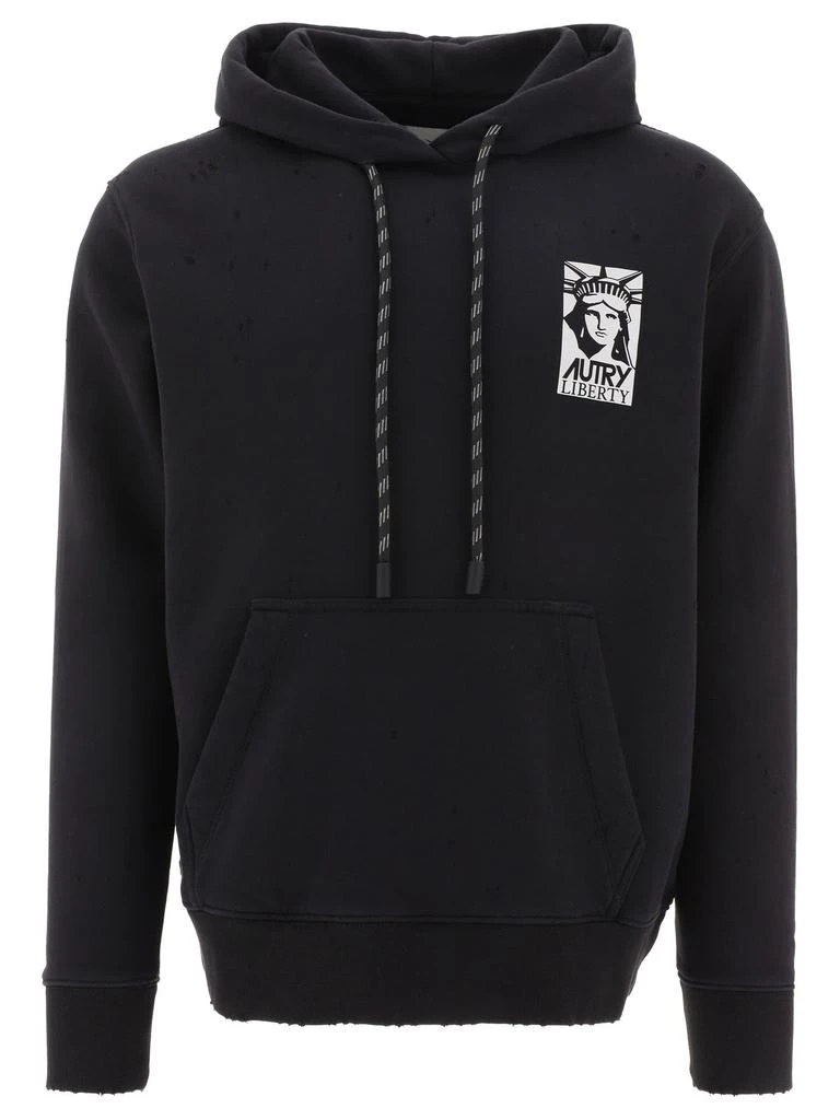 商品Autry|Autry Mens Black Sweatshirt,价格¥1802,第1张图片