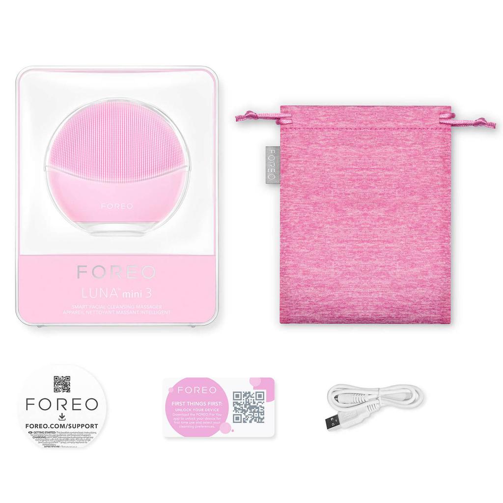 FOREO LUNA Mini 3 Dual-Sided Face Brush for All Skin Types (Various Shades)商品第5张图片规格展示