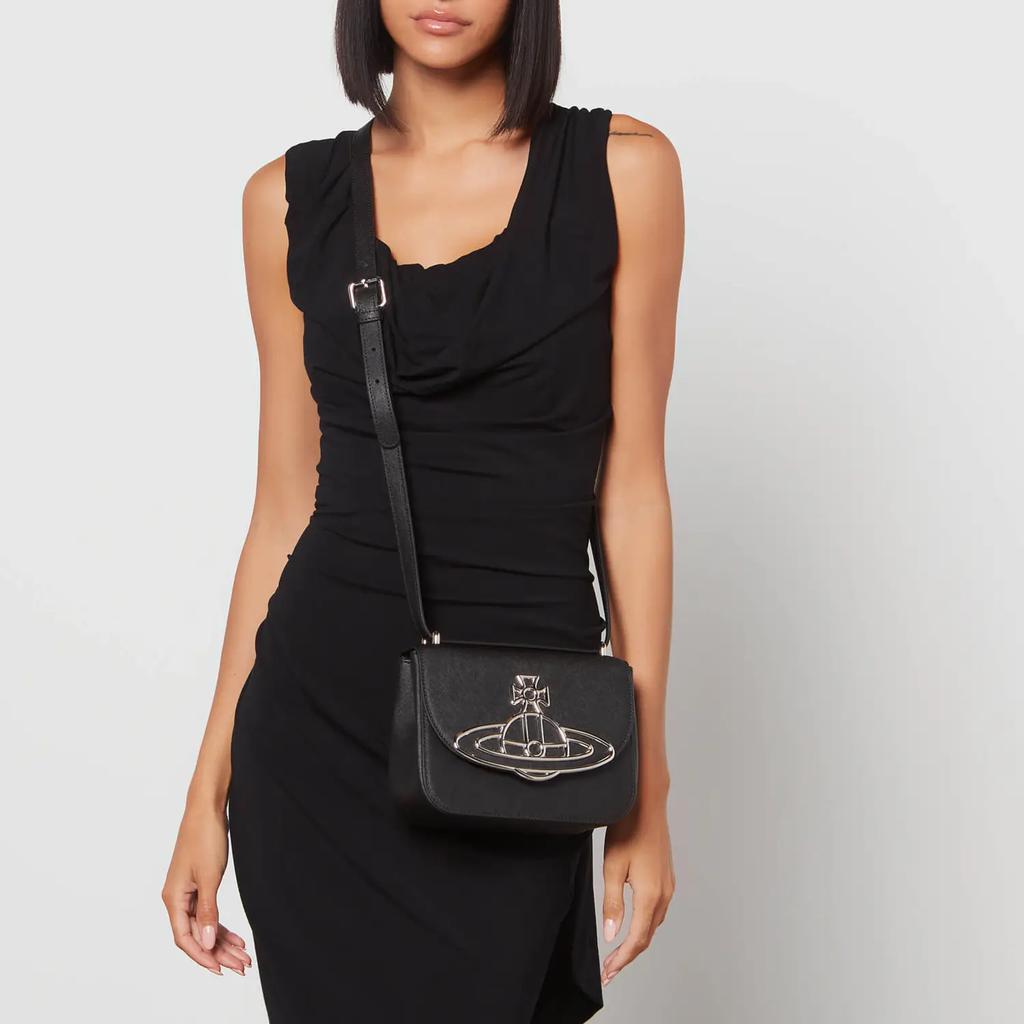 Vivienne Westwood Linda Saffiano Leather Crossbody Bag商品第2张图片规格展示