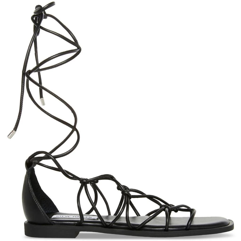 Steve Madden Womens AINSLEY Warm Solid Strappy Sandals 商品