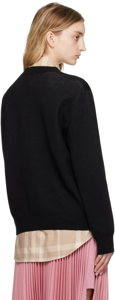 商品Burberry|Black Jacquard Sweatshirt,价格¥8659,第3张图片详细描述