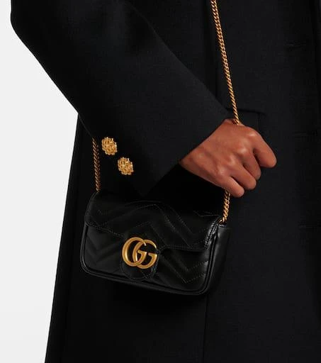 商品Gucci|GG Marmont 超迷你链条斜挎包,价格¥10304,第2张图片详细描述