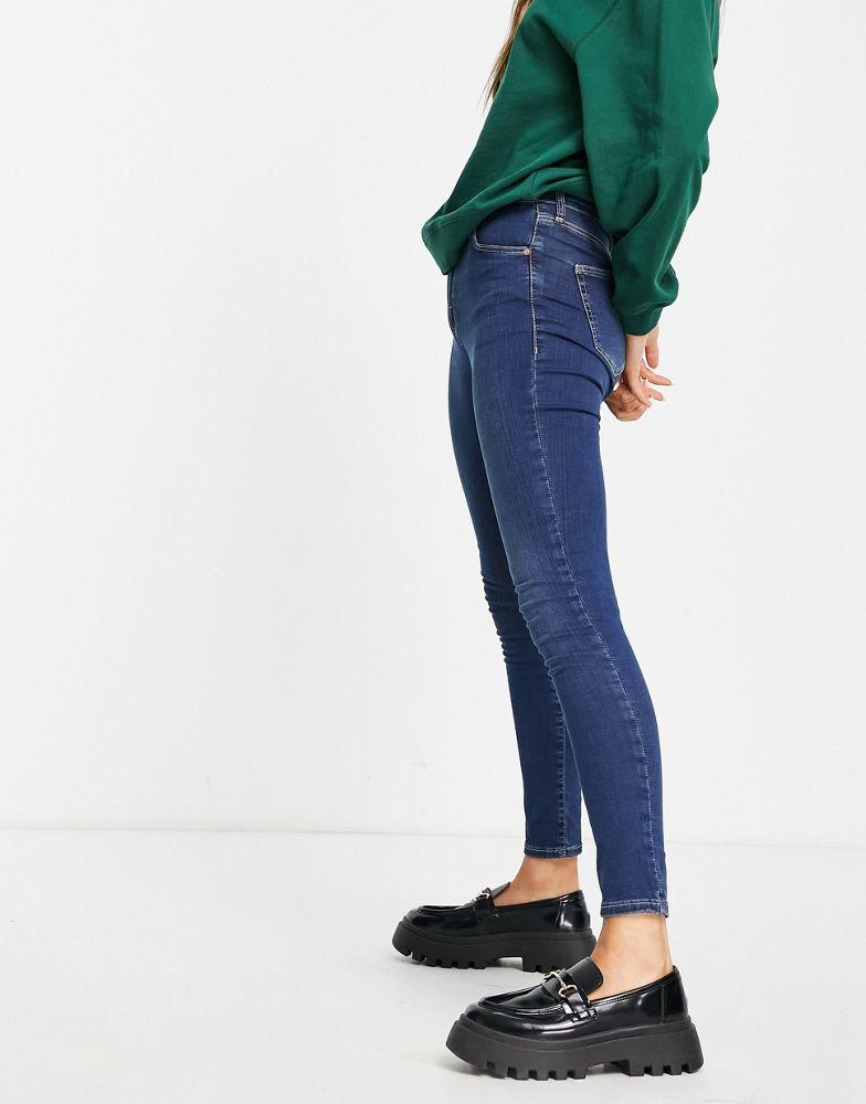 Topshop Leigh jean in indigo商品第3张图片规格展示