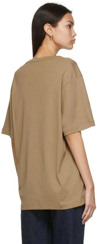 商品Lemaire|Beige Rib T-Shirt,价格¥359,第3张图片详细描述