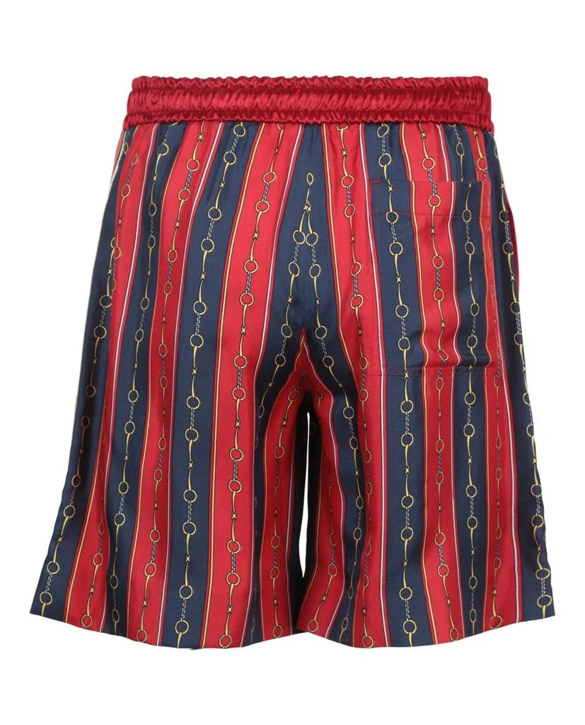 商品Gucci|Striped Silk Bermuda Shorts,价格¥2251,第2张图片详细描述