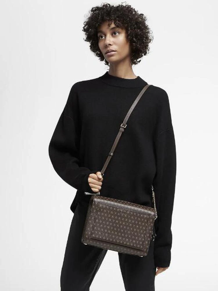 商品DKNY|Coated Logo Medium Box Crossbody,价格¥1283,第2张图片详细描述