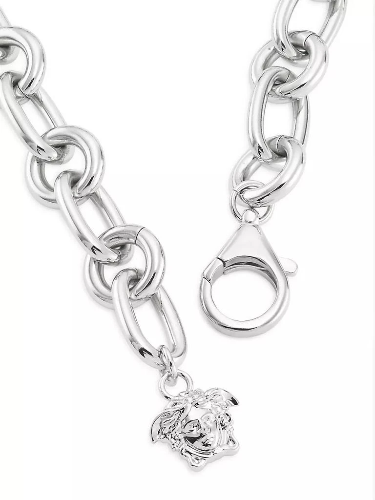 商品Versace|Silvertone Beaded Chain Necklace,价格¥16860,第3张图片详细描述