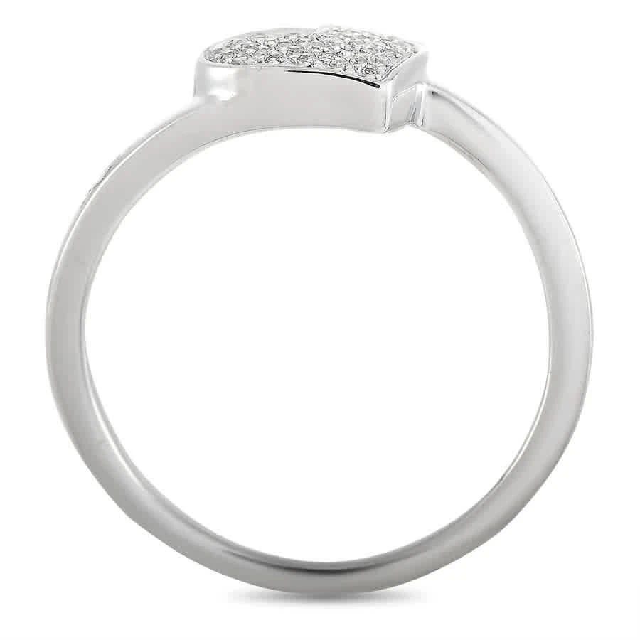 商品LB Exclusive|14K White Gold 0.09 ct Diamond Heart Ring,价格¥2083,第2张图片详细描述