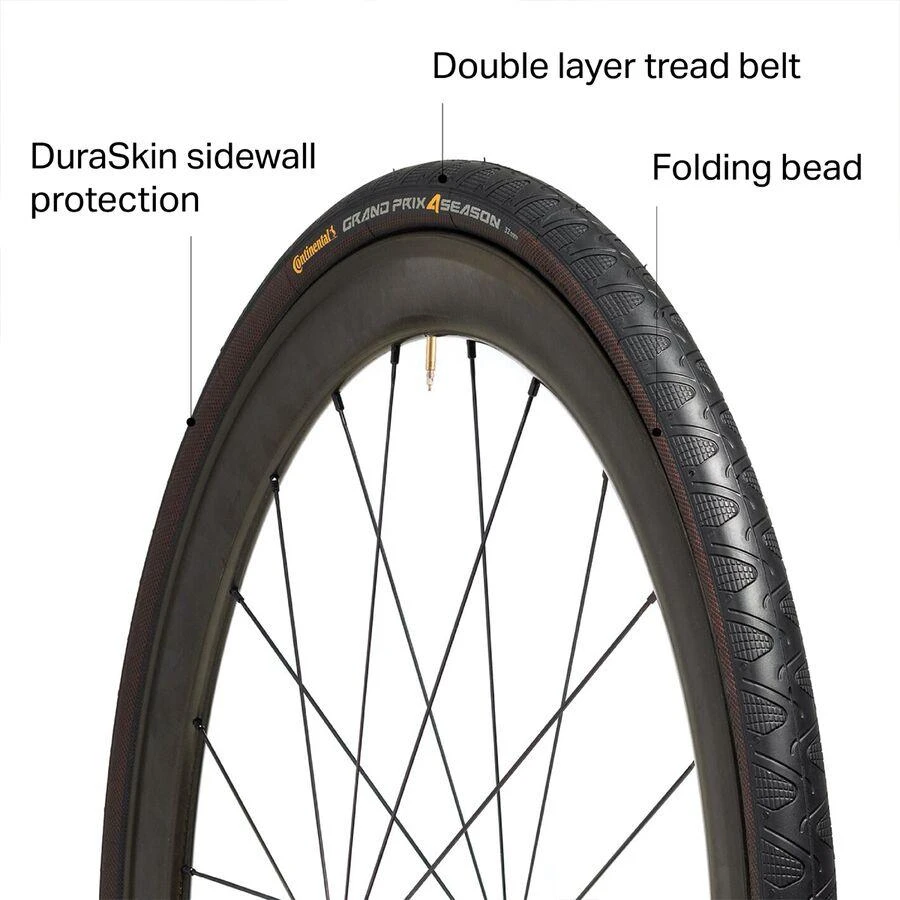 商品Continental|Grand Prix 4 Season Clincher Tire,价格¥711,第2张图片详细描述