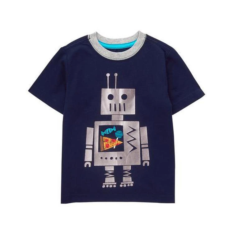 商品Gymboree|Pizza机器人T恤,价格¥37,第1张图片