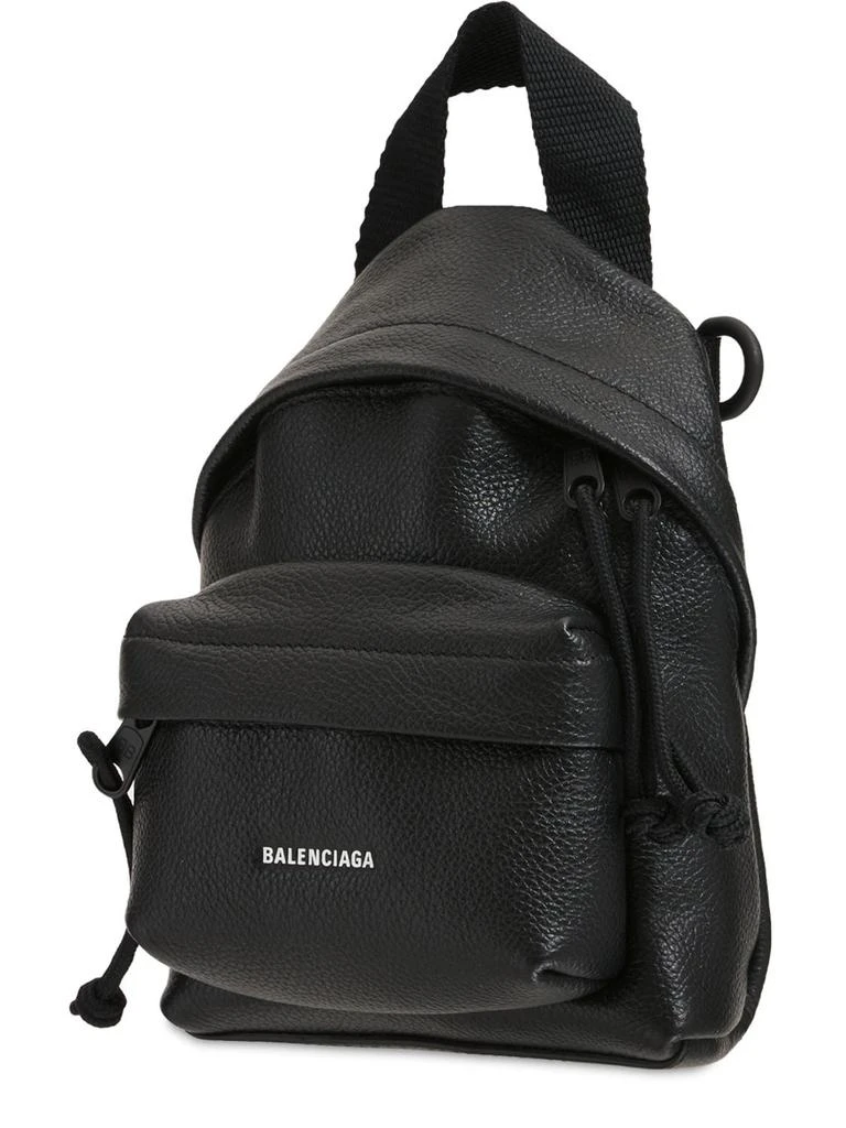 商品Balenciaga|Logo Leather Backpack,价格¥7720,第2张图片详细描述