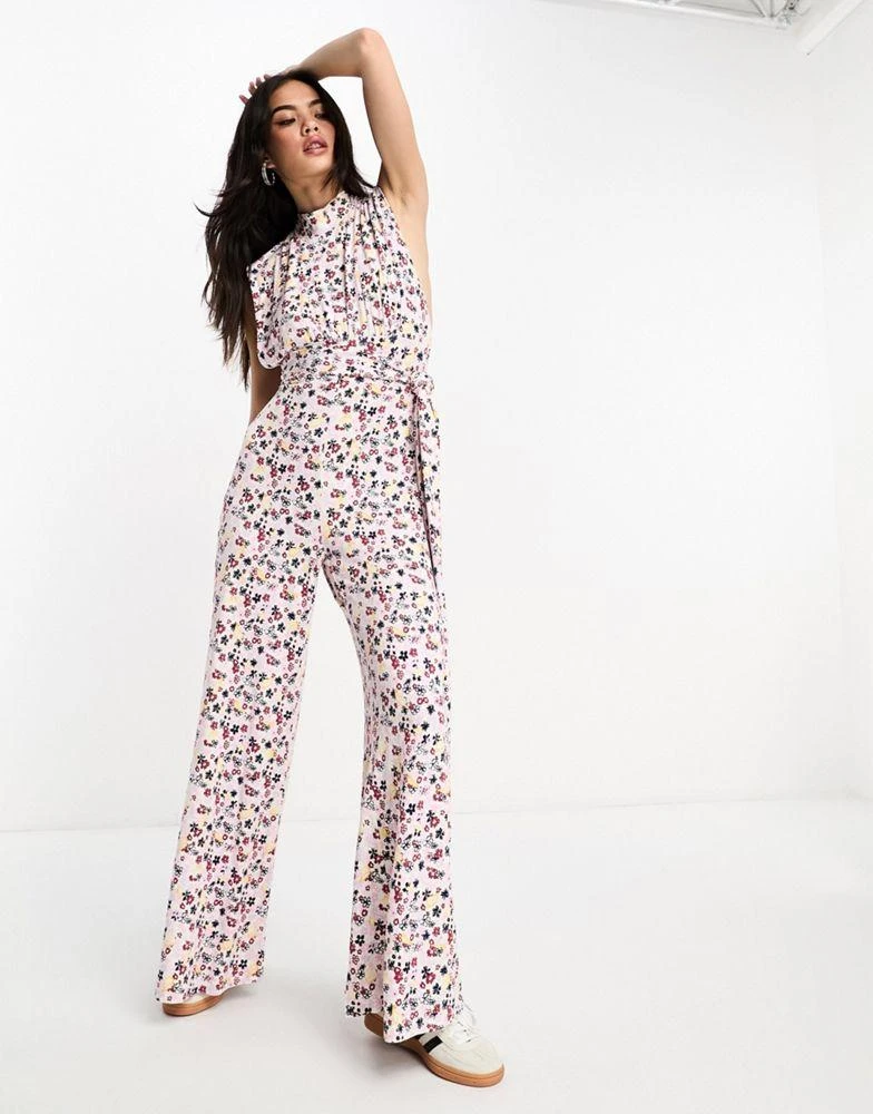 商品Free People|Free People Vibe Check floral print jumpsuit in multi,价格¥387,第1张图片