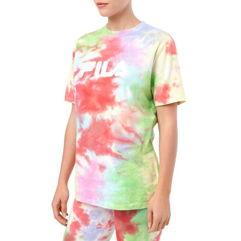 商品Fila|Women's Alivia Cotton Tie-Dyed T-Shirt,价格¥138,第1张图片